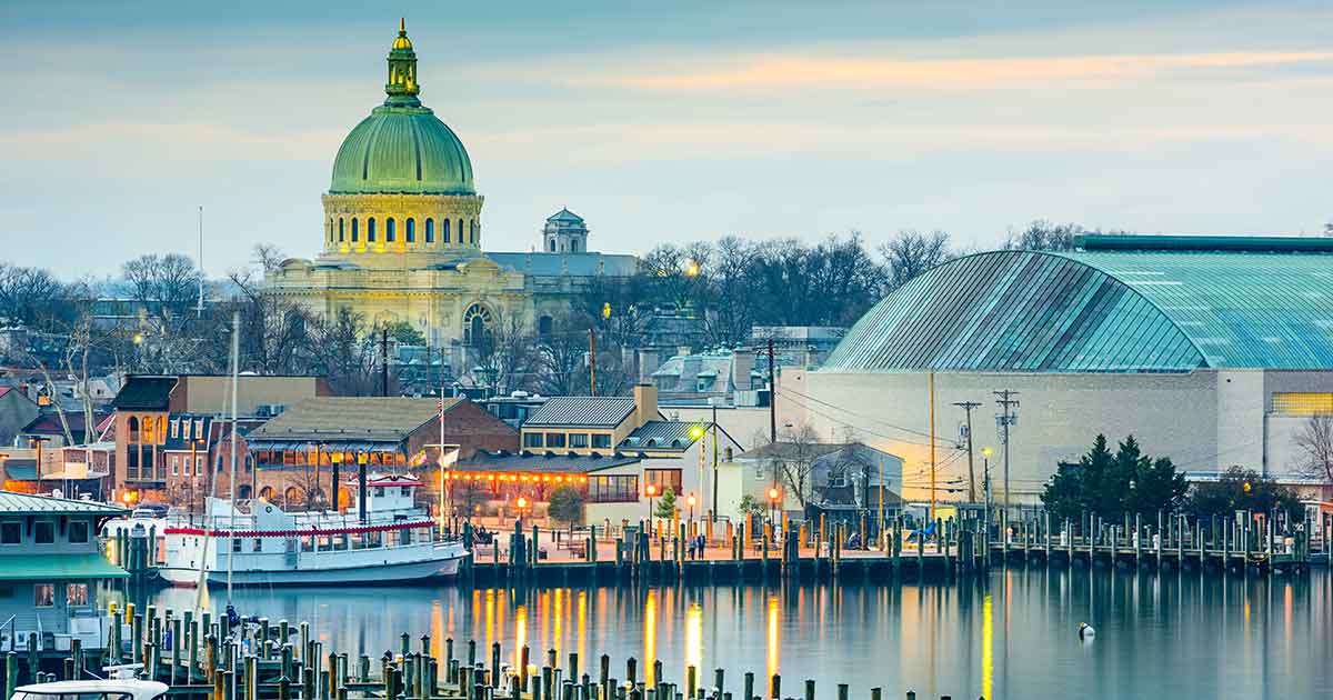 Annapolis Maryland business district