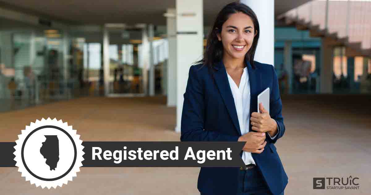 A smiling Illinois registered agent