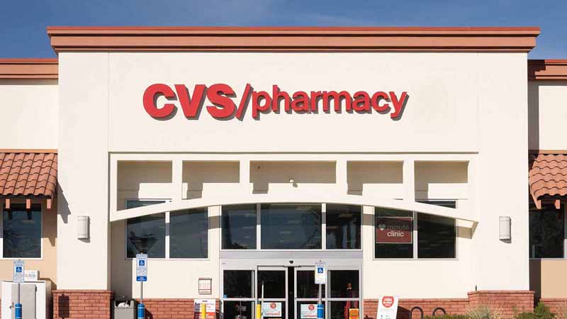 CVS Pharmacy storefront.