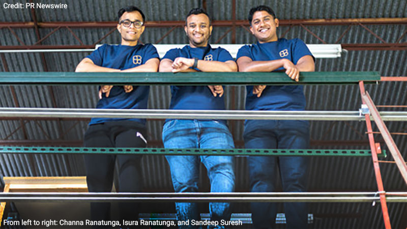Rabot co-founders Channa Ranatunga, Isura Ranatunga, and Sandeep Suresh.