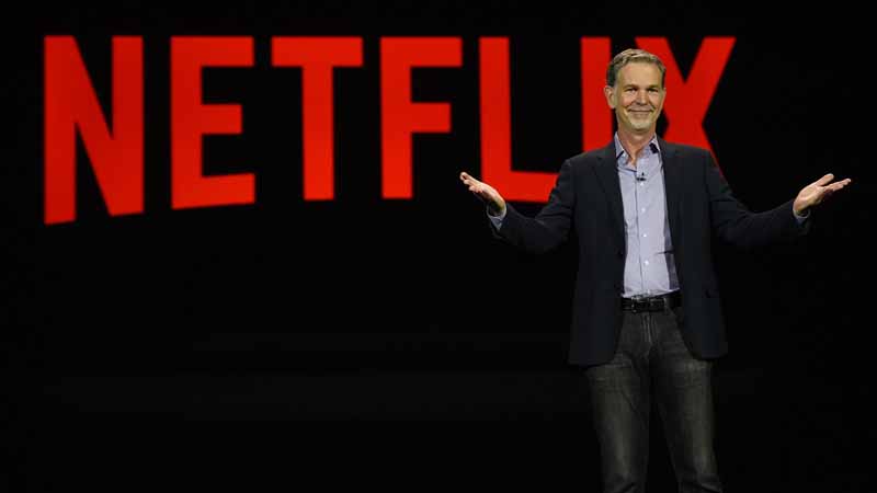 Netflix CEO Reed Hastings at CES 2016.