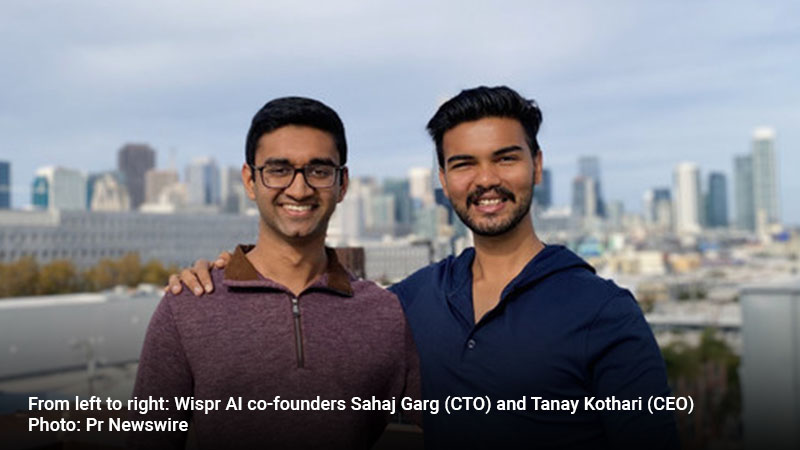 Wispr AI co-founders Sahaj Garg (CTO) and Tanay Kothari (CEO).