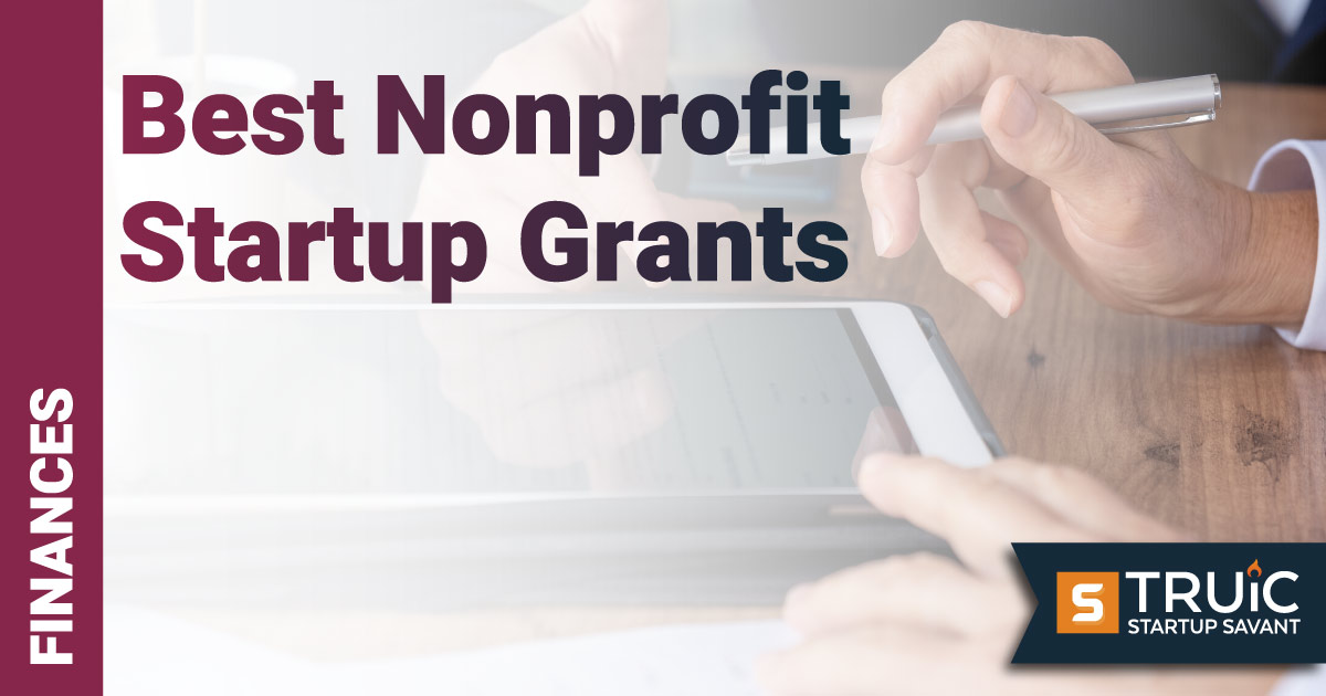 Person looking at Nonprofit grants on a tablet.