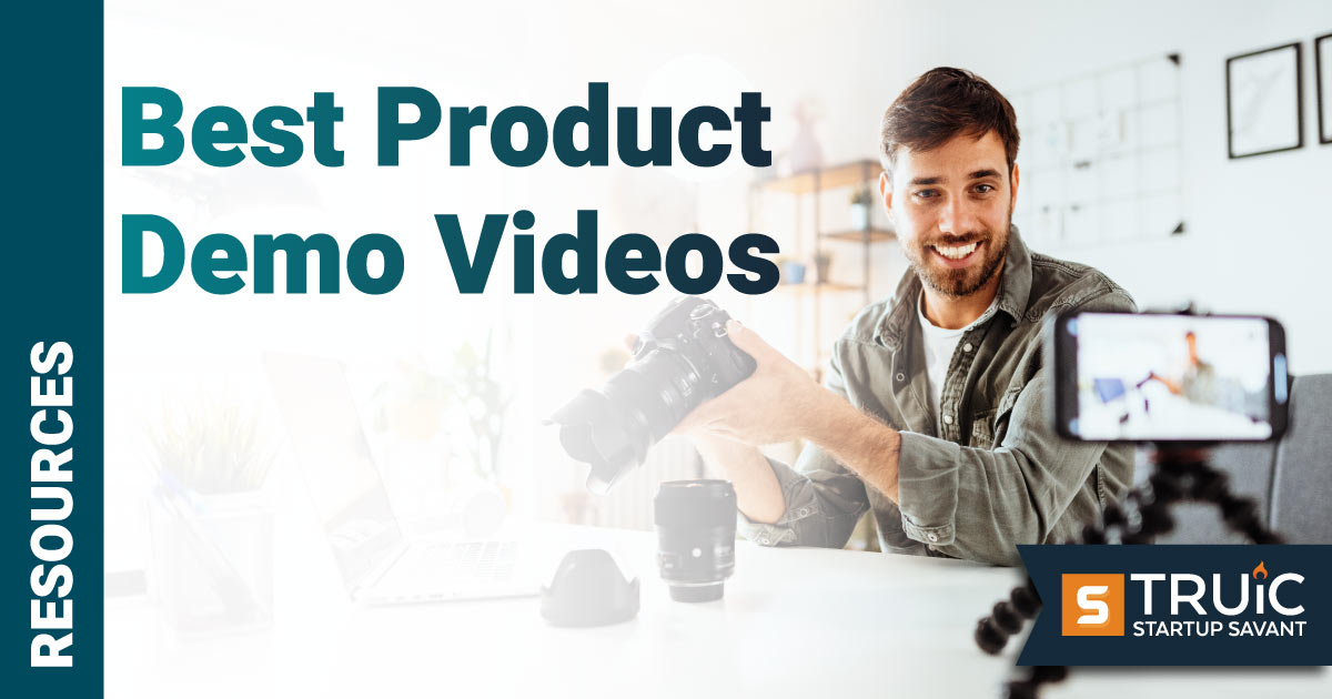 Man making a product demo video.