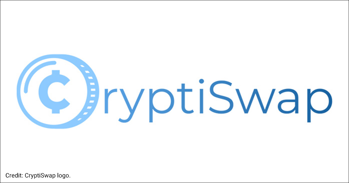CryptiSwap logo.