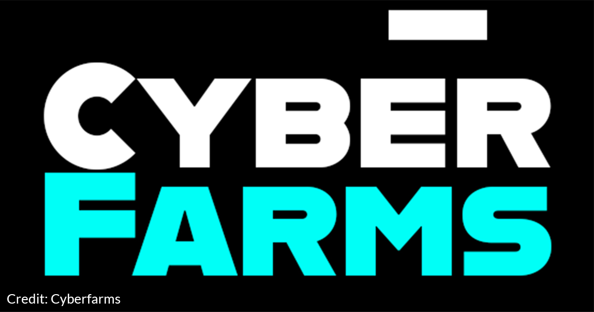 Cyberfarms logo.