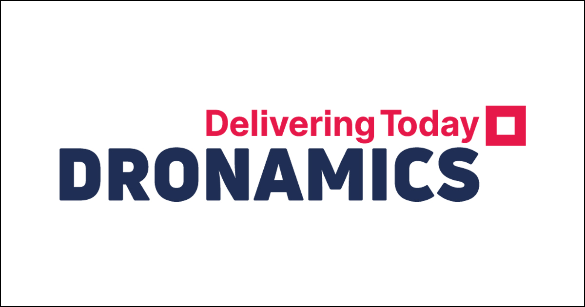 Dronamics logo.