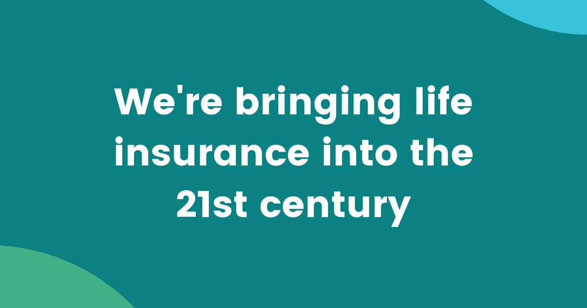 Dundas Life promotion text, 'We're Bringing Life Insurance Into the 21st Century'