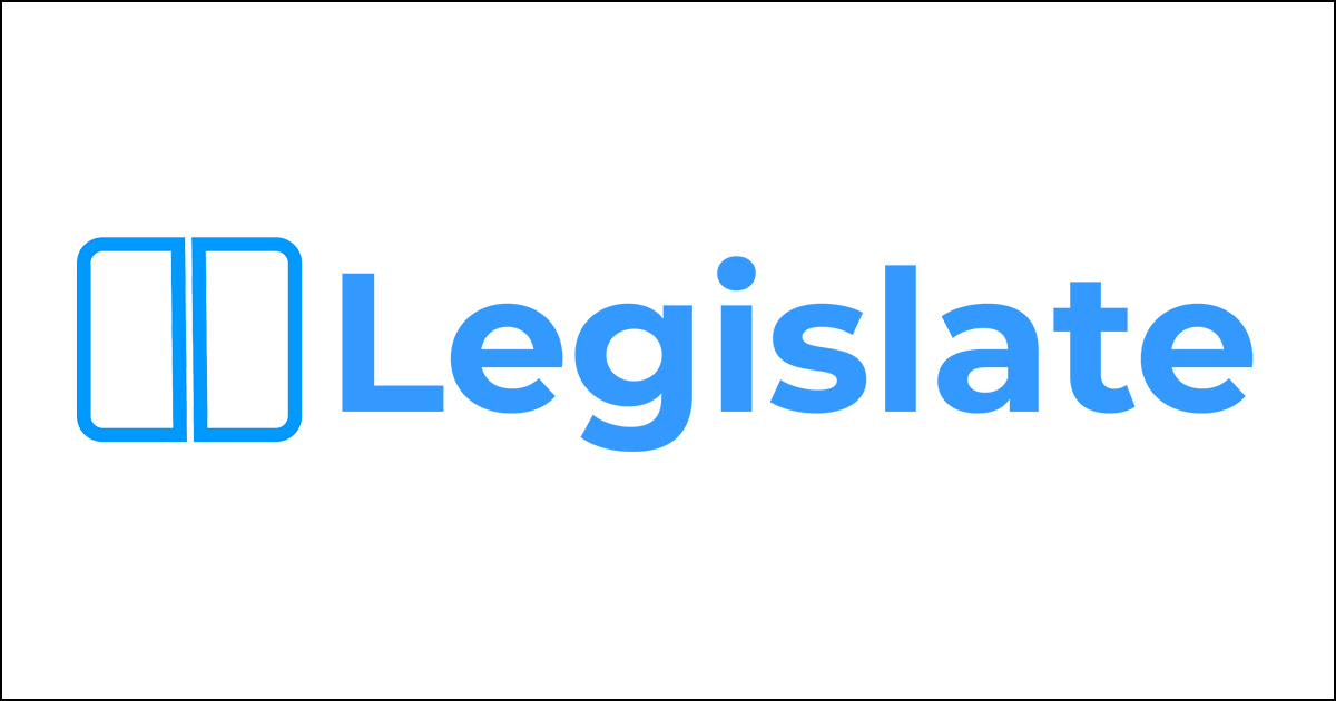 Legislate logo.