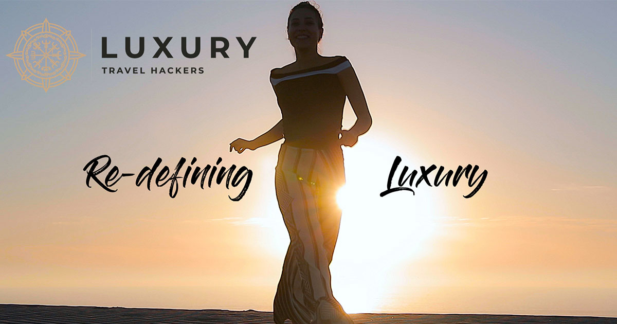 Luxury Travel Hackers graphic.