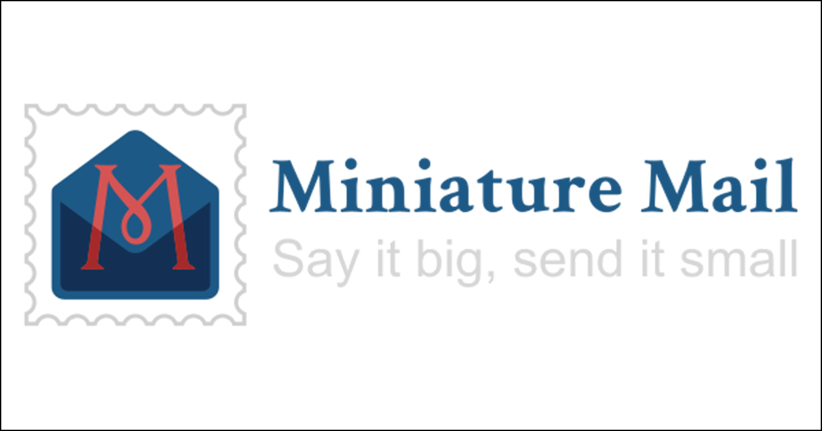 Miniature Mail logo.