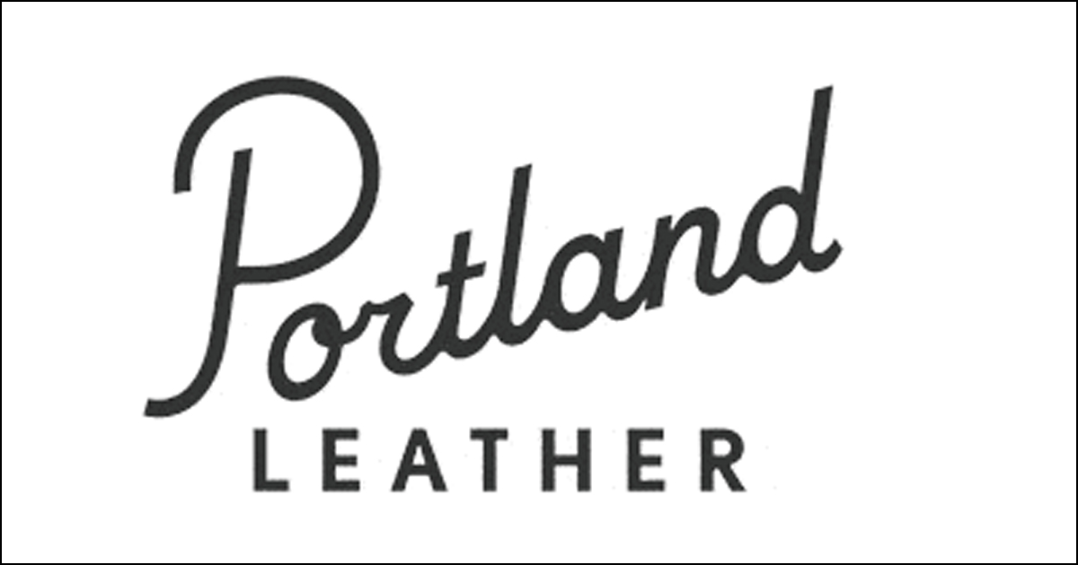 Portland Leather Goods logo.