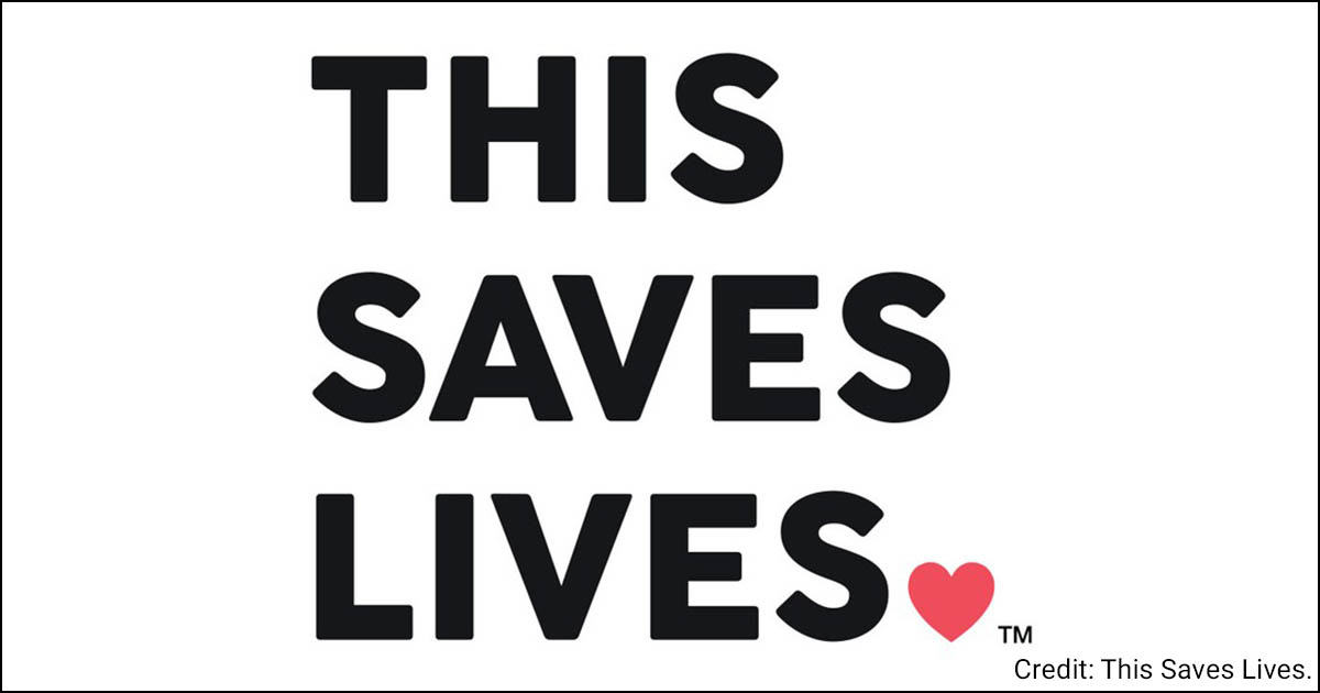 This Saves Lives logo.