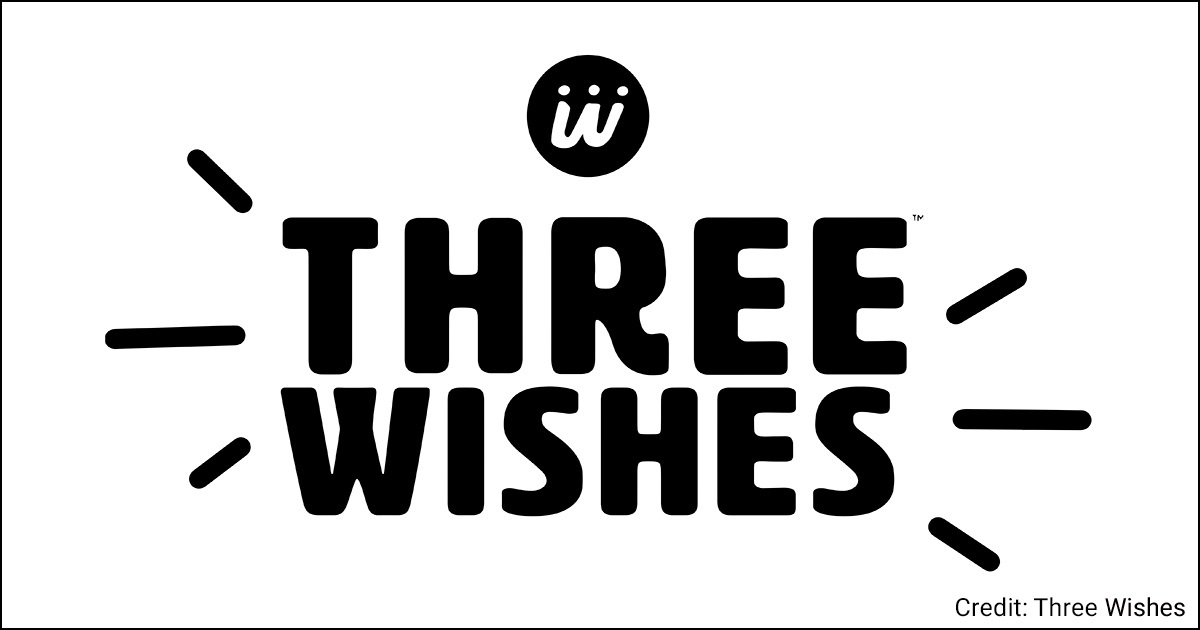 Three Wishes logo.