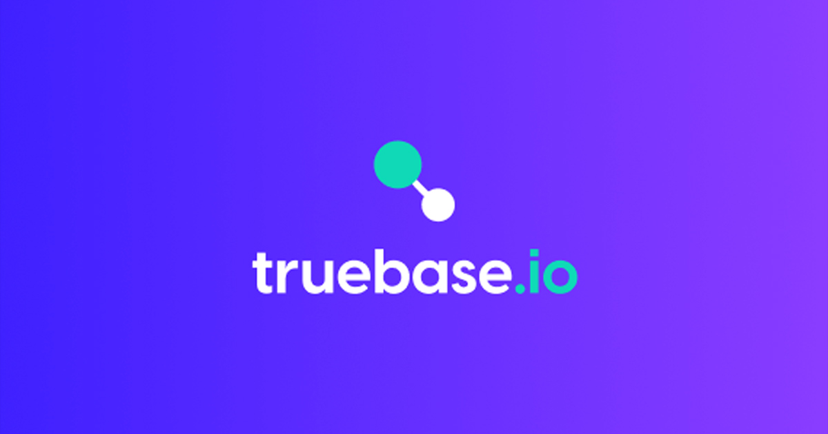 Truebase logo.